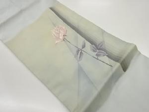 薔薇模様織出し名古屋帯